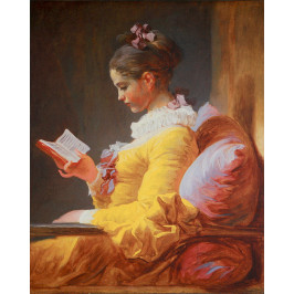 책 읽는 소녀[A young girl reading]