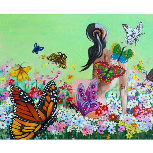 나비축제 - 꽃과 여인