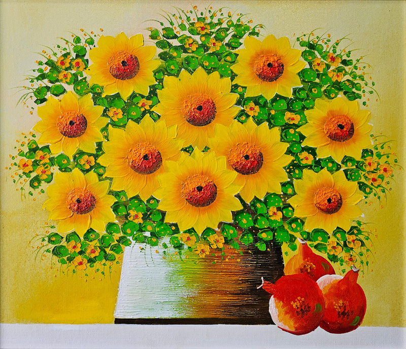 축복 -황금 해바라기