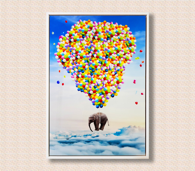 Elephant above the Clouds