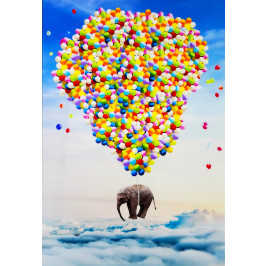 Elephant above the Clouds