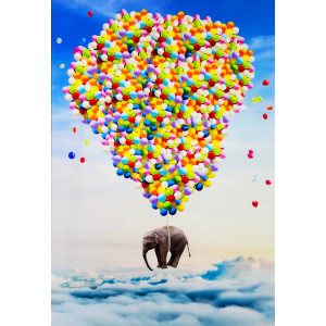 Elephant above the Clouds